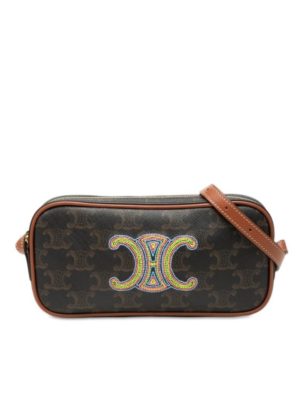 Celine Leather Shoulder Bag